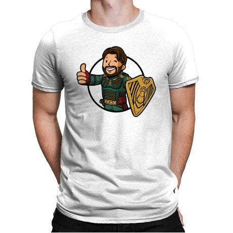 Vault Soldier Boy - Mens Premium T-Shirts RIPT Apparel Small / White