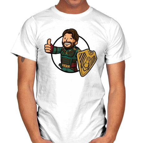 Vault Soldier Boy - Mens T-Shirts RIPT Apparel Small / White