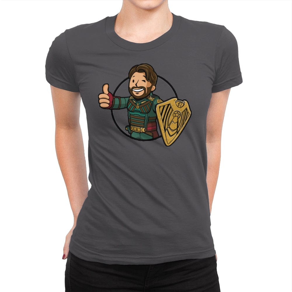 Vault Soldier Boy - Womens Premium T-Shirts RIPT Apparel Small / Heavy Metal