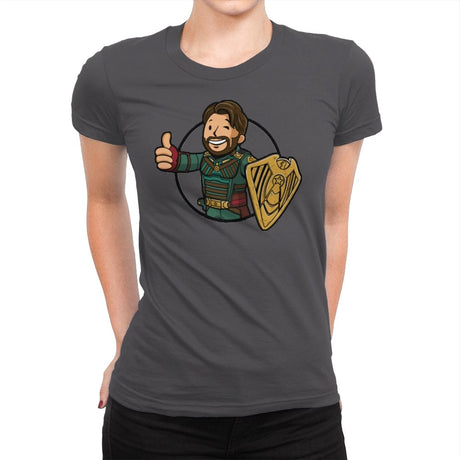 Vault Soldier Boy - Womens Premium T-Shirts RIPT Apparel Small / Heavy Metal
