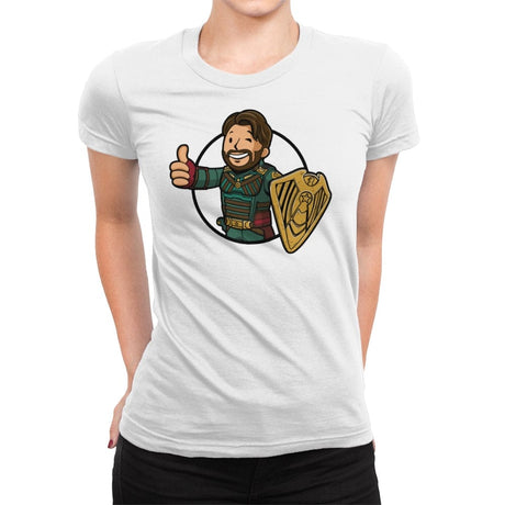 Vault Soldier Boy - Womens Premium T-Shirts RIPT Apparel Small / White
