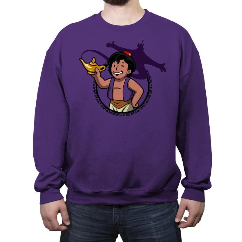 Vault Thief - Crew Neck Sweatshirt Crew Neck Sweatshirt RIPT Apparel Small / Purple
