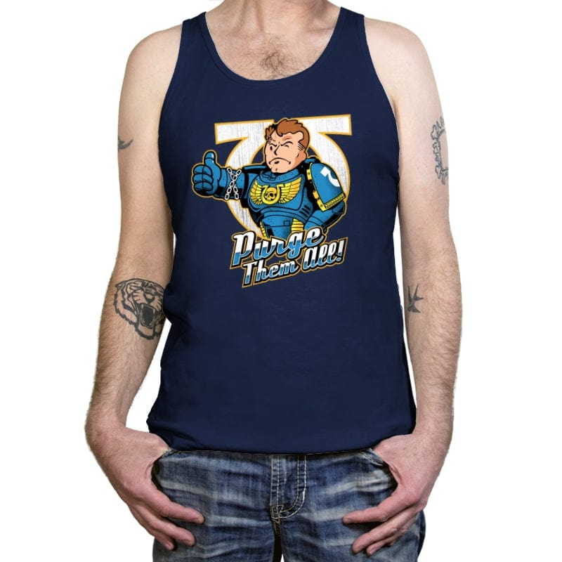 Vault Titus - Tanktop Tanktop RIPT Apparel X-Small / Navy