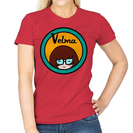 Velmaria - Womens T-Shirts RIPT Apparel Small / Red