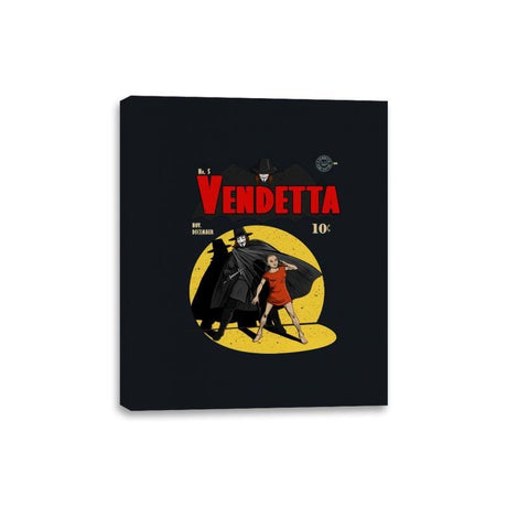 Vendetta N5 - Canvas Wraps Canvas Wraps RIPT Apparel 8x10 / Black