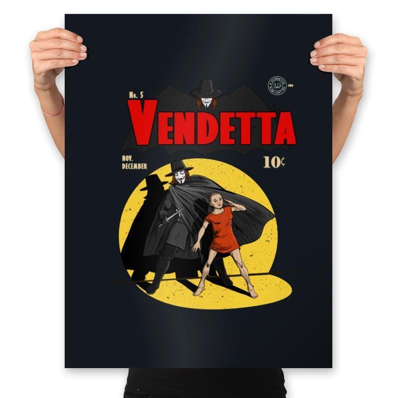 Vendetta N5 - Prints Posters RIPT Apparel 18x24 / Black