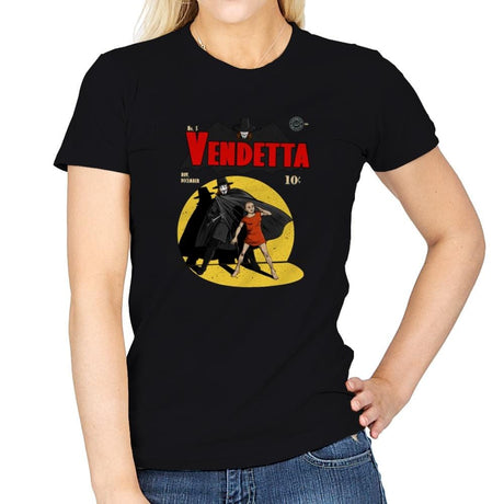Vendetta N5 - Womens T-Shirts RIPT Apparel Small / Black
