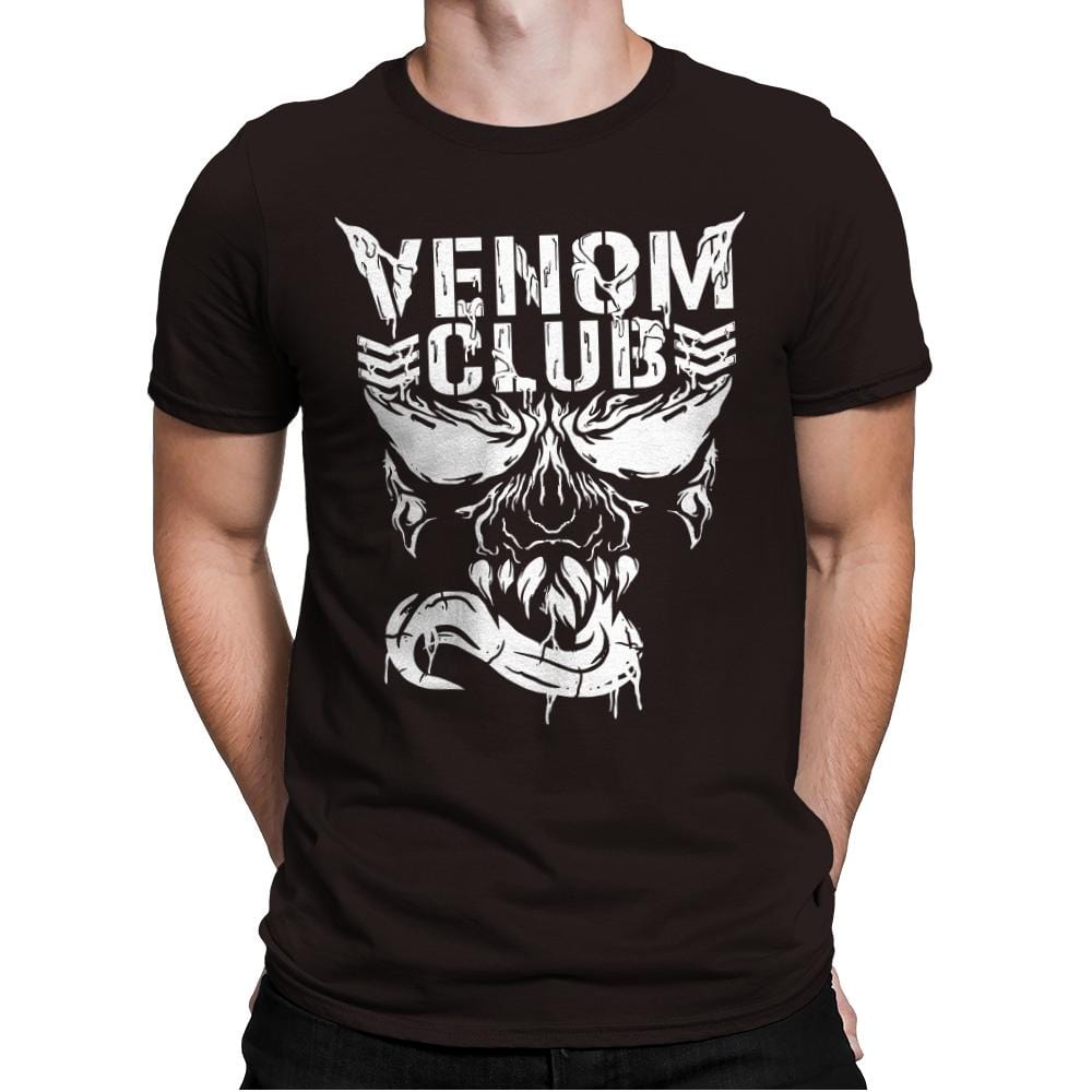 Venom Club - Best Seller - Mens Premium T-Shirts RIPT Apparel Small / Dark Chocolate