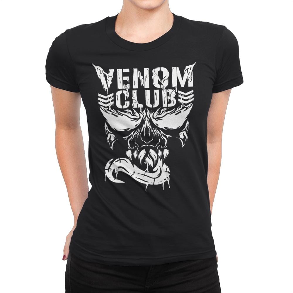 Venom Club - Best Seller - Womens Premium T-Shirts RIPT Apparel Small / Black
