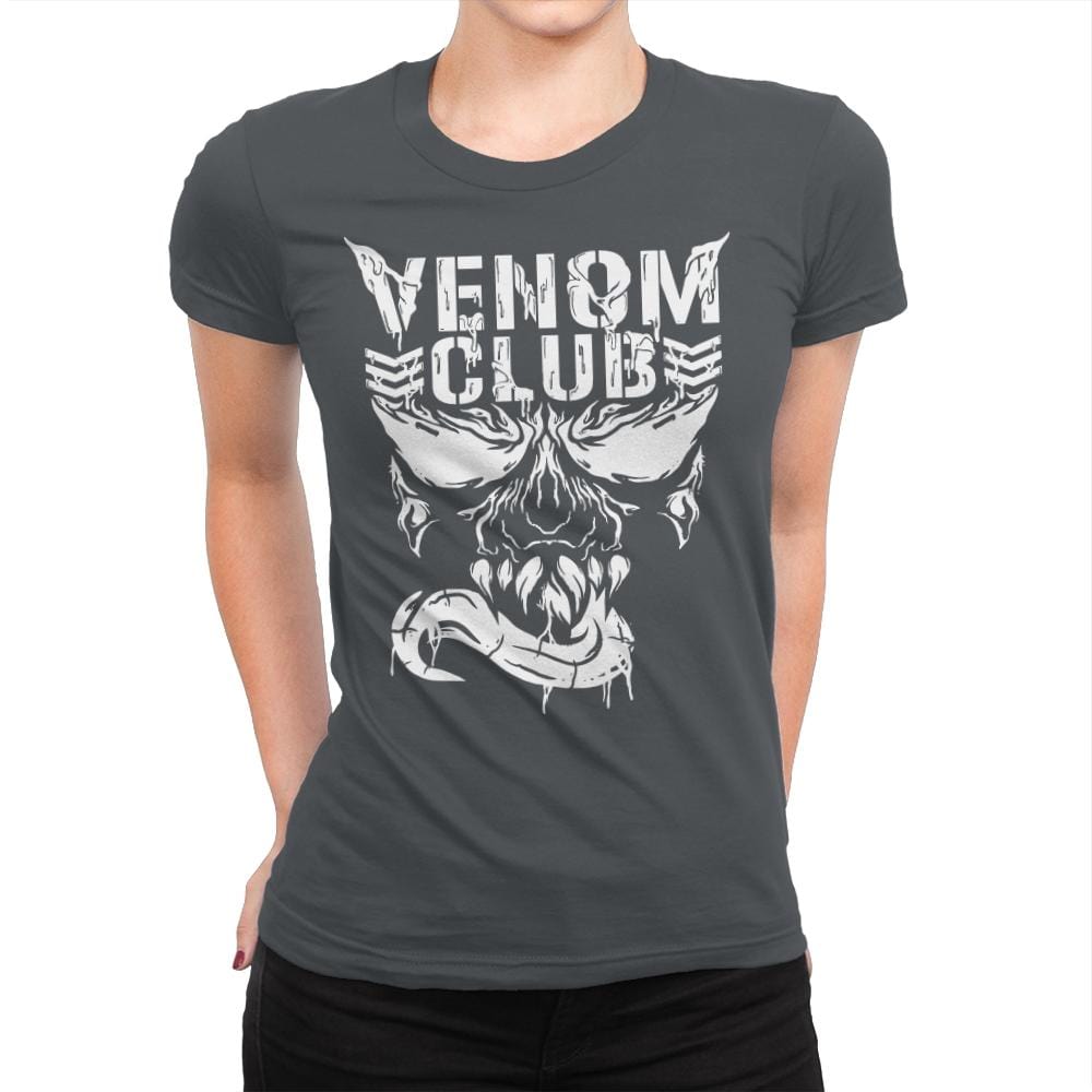 Venom Club - Best Seller - Womens Premium T-Shirts RIPT Apparel Small / Heavy Metal