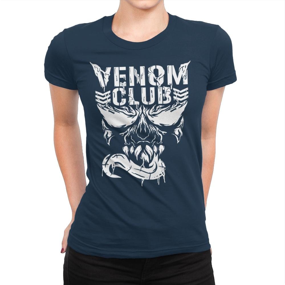 Venom Club - Best Seller - Womens Premium T-Shirts RIPT Apparel Small / Midnight Navy