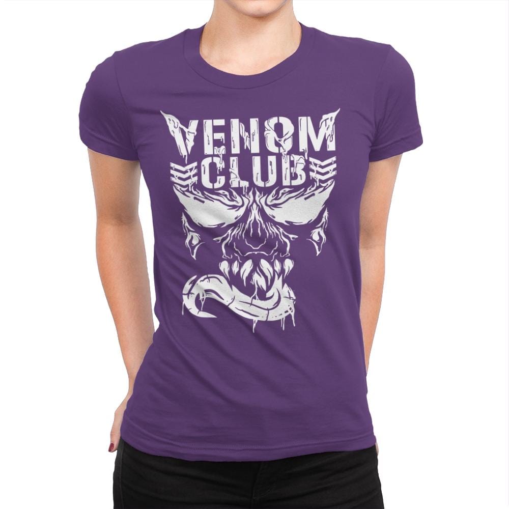 Venom Club - Best Seller - Womens Premium T-Shirts RIPT Apparel Small / Purple Rush