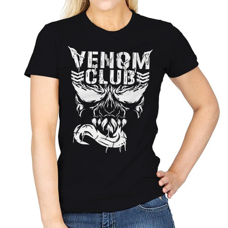 Venom Club - Best Seller - Womens T-Shirts RIPT Apparel Small / Black