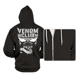 Venom Club - Hoodies Hoodies RIPT Apparel Small / Black