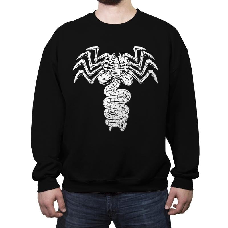 Venomhugger - Crew Neck Sweatshirt Crew Neck Sweatshirt RIPT Apparel Small / Black