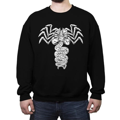 Venomhugger - Crew Neck Sweatshirt Crew Neck Sweatshirt RIPT Apparel Small / Black