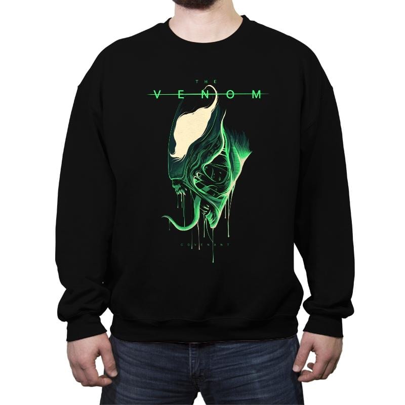 Venomous Covenant - Crew Neck Sweatshirt Crew Neck Sweatshirt RIPT Apparel