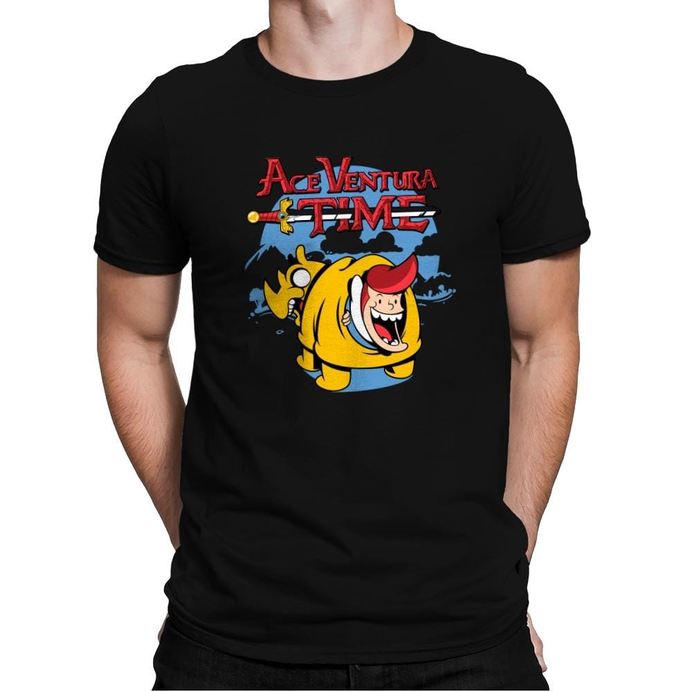 Venturatime - Mens Premium T-Shirts RIPT Apparel Small / Black