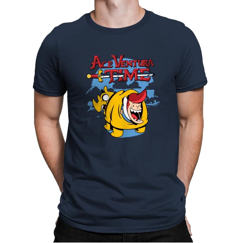 Venturatime - Mens Premium T-Shirts RIPT Apparel Small / Midnight Navy