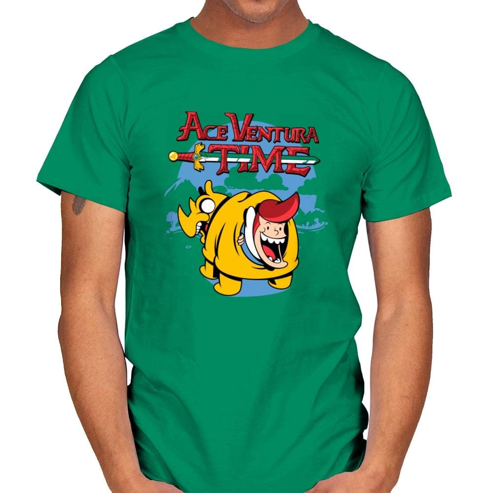 Venturatime - Mens T-Shirts RIPT Apparel Small / Kelly Green