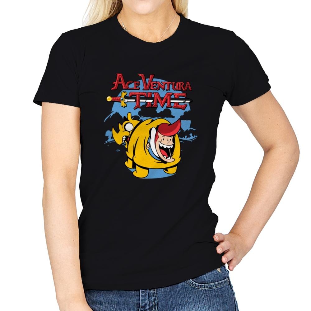 Venturatime - Womens T-Shirts RIPT Apparel Small / Black