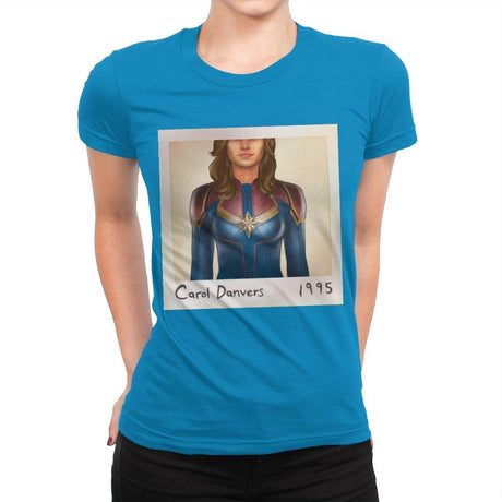 Vers 1995 - Womens Premium T-Shirts RIPT Apparel Small / Turquoise