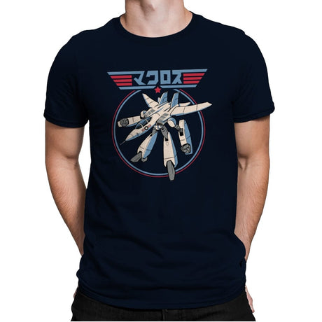 VF-1 Maverick - Mens Premium T-Shirts RIPT Apparel Small / Midnight Navy