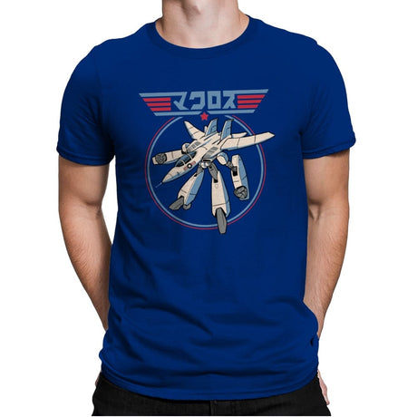 VF-1 Maverick - Mens Premium T-Shirts RIPT Apparel Small / Royal