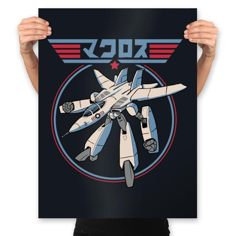 VF-1 Maverick - Prints Posters RIPT Apparel 18x24 / Black