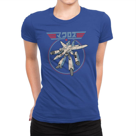 VF-1 Maverick - Womens Premium T-Shirts RIPT Apparel Small / Royal