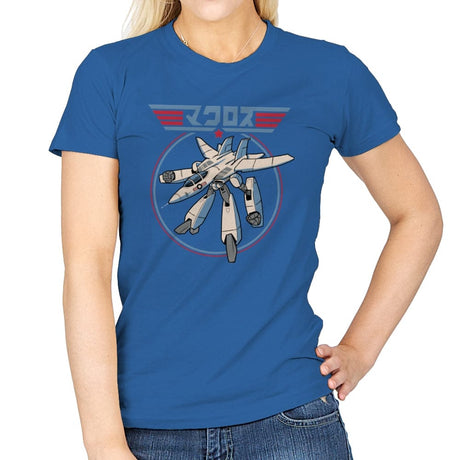 VF-1 Maverick - Womens T-Shirts RIPT Apparel Small / Royal