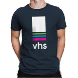 VHS Tape - Mens Premium T-Shirts RIPT Apparel Small / Indigo