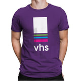VHS Tape - Mens Premium T-Shirts RIPT Apparel Small / Purple Rush