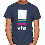 VHS Tape - Mens T-Shirts RIPT Apparel Small / Navy