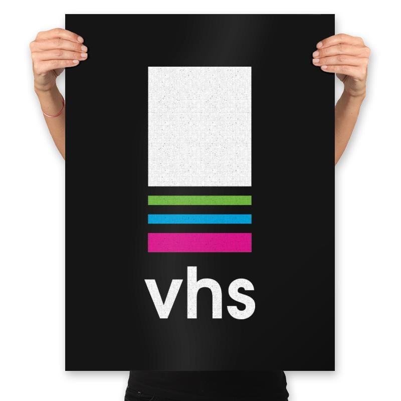 VHS Tape - Prints Posters RIPT Apparel 18x24 / Black