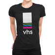 VHS Tape - Womens Premium T-Shirts RIPT Apparel Small / Black