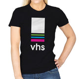 VHS Tape - Womens T-Shirts RIPT Apparel Small / Black