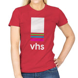 VHS Tape - Womens T-Shirts RIPT Apparel Small / Red