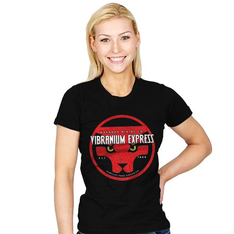 Vibranium Express - Womens T-Shirts RIPT Apparel Small / Black