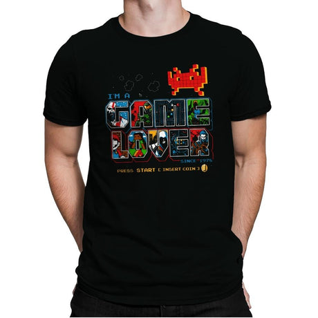Video Game Lover - Mens Premium T-Shirts RIPT Apparel Small / Black