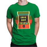 Video Game Over - Mens Premium T-Shirts RIPT Apparel Small / Kelly Green