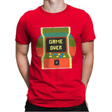 Video Game Over - Mens Premium T-Shirts RIPT Apparel Small / Red