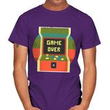 Video Game Over - Mens T-Shirts RIPT Apparel Small / Purple