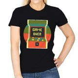 Video Game Over - Womens T-Shirts RIPT Apparel Small / Black