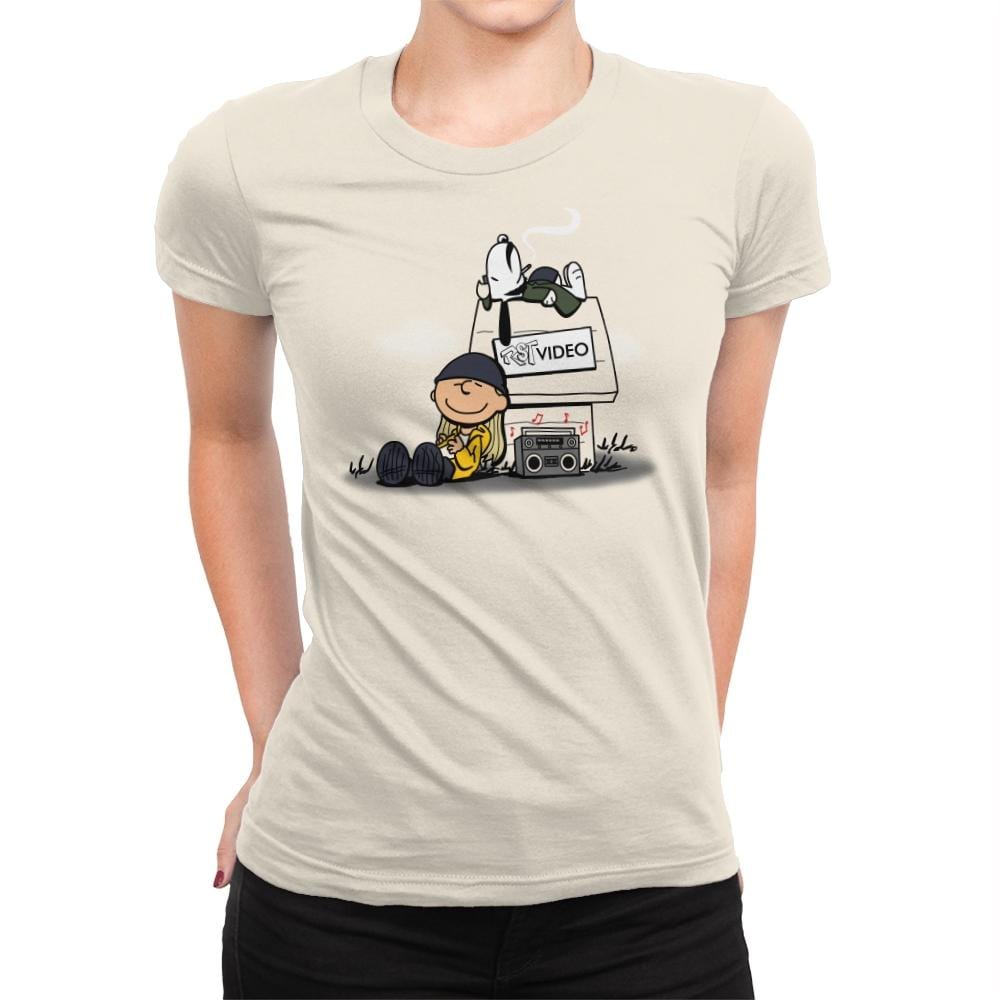 Video Store Nuts - Womens Premium T-Shirts RIPT Apparel Small / Natural