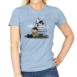 Video Store Nuts - Womens T-Shirts RIPT Apparel Small / Light Blue