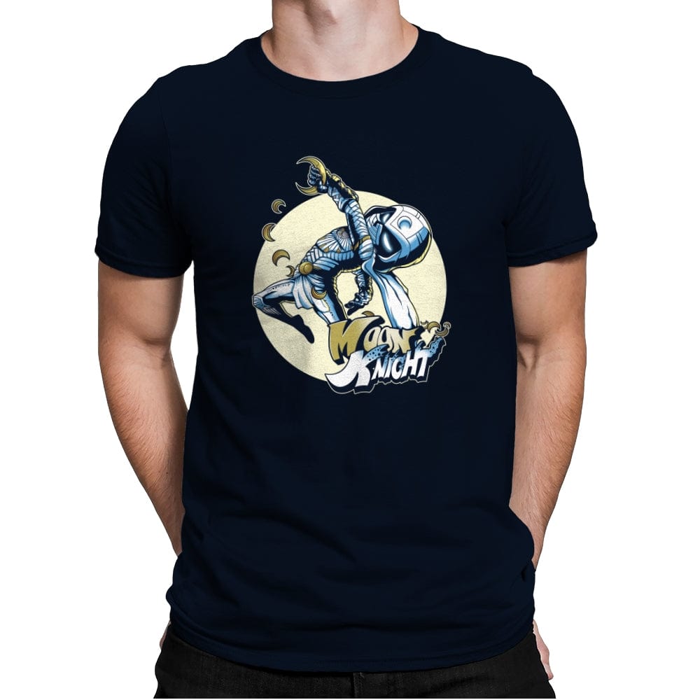 Viewtiful Moon - Mens Premium T-Shirts RIPT Apparel Small / Midnight Navy