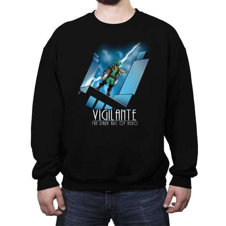 Vigilante - Crew Neck Sweatshirt Crew Neck Sweatshirt RIPT Apparel Small / Black