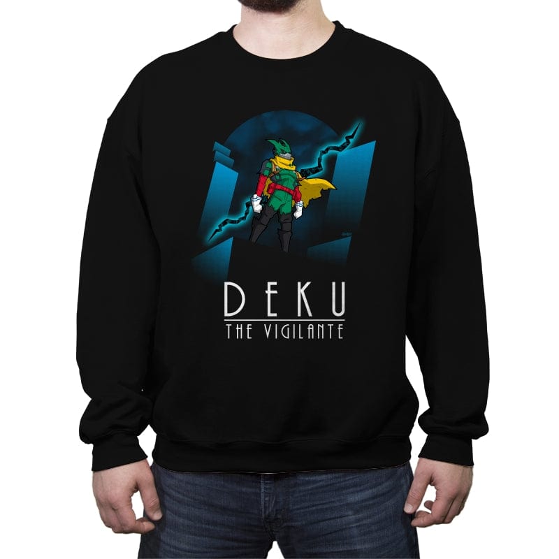 Vigilante - Crew Neck Sweatshirt Crew Neck Sweatshirt RIPT Apparel Small / Black