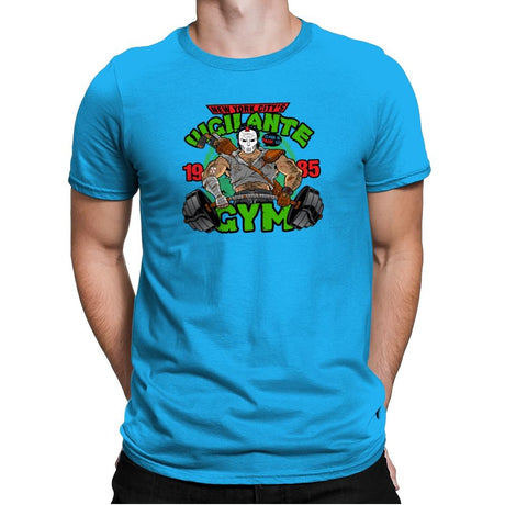 Vigilante Gym Exclusive - Mens Premium T-Shirts RIPT Apparel Small / Turqouise